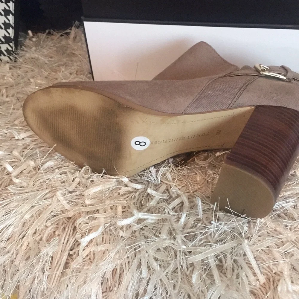 Tommy Hilfiger Open Toe Ankle Booties